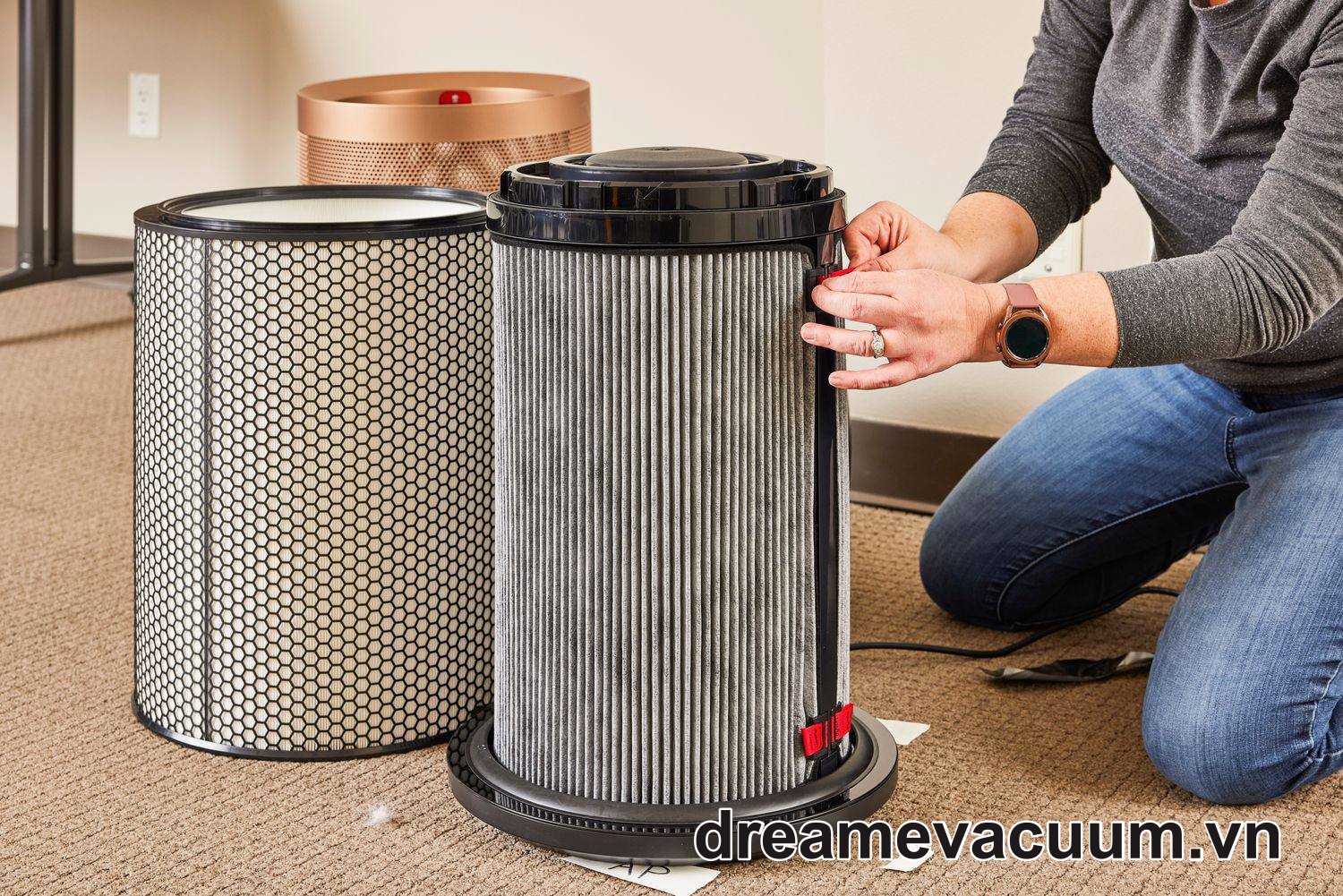 thay lõi lọc Dyson BP03