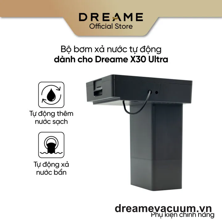 Địa chỉ mua Bộ bơm xả nước tự động dành cho Dreame L10s Pro Ultra / Dreame X30 Ultra tại Dreamevacuum