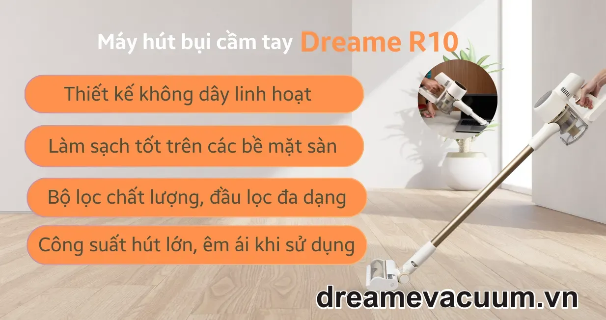 Dịch Vụ Sửa Chữa Máy Hút Bụi Cầm Tay Không Dây Dreame R10