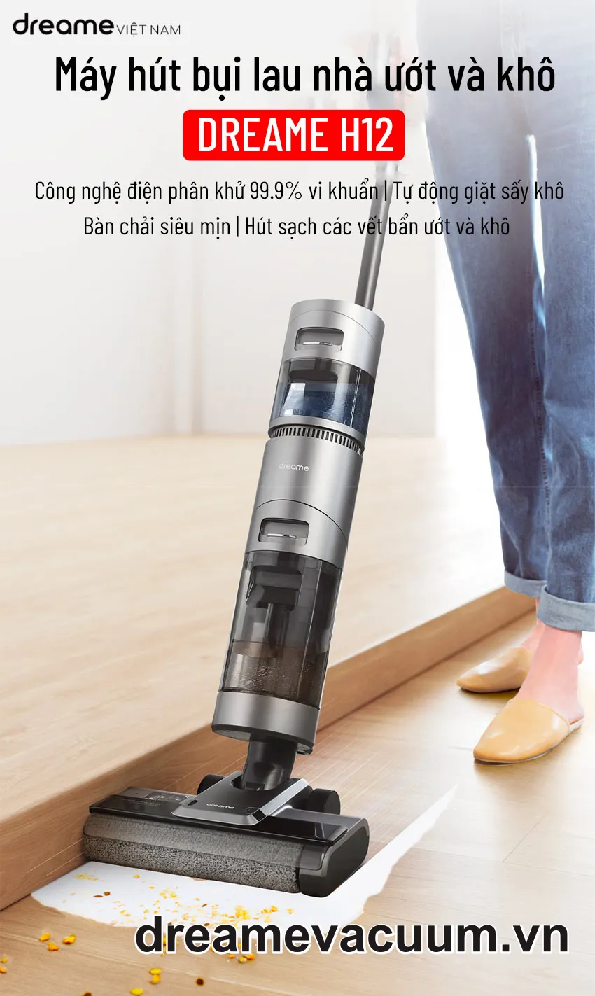 Dịch Vụ Sửa Chữa Máy Hút Bụi Lau Nhà Khô Và Ướt Dreame H12 Max
