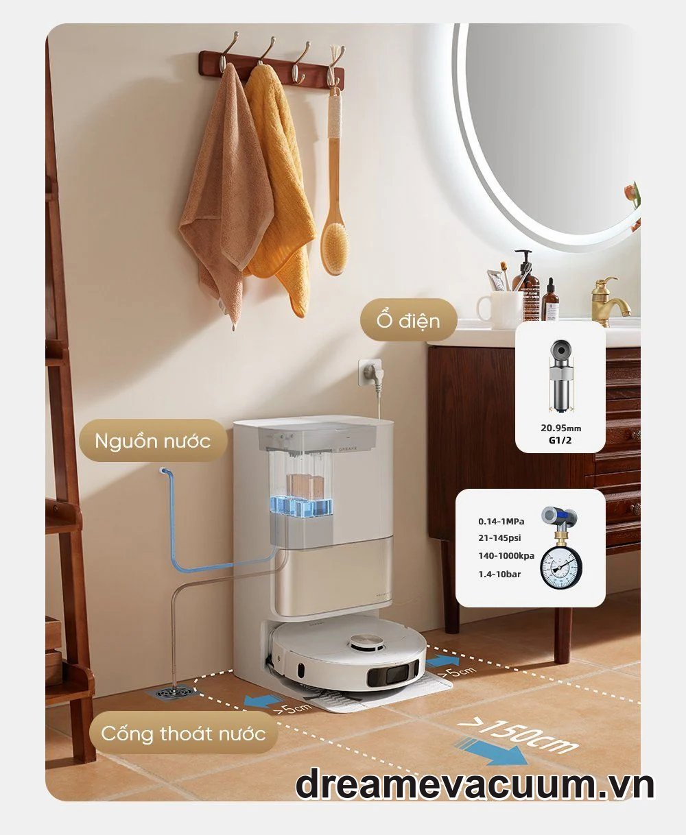 Bộ bơm xả nước tự động cho Dreame
