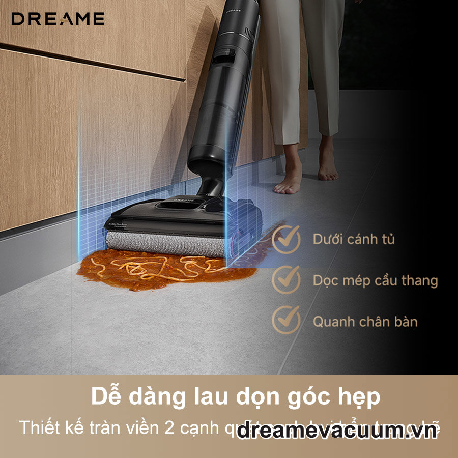 máy hút bụi lau nhà cầm tay Dreame H12 Flexreach
