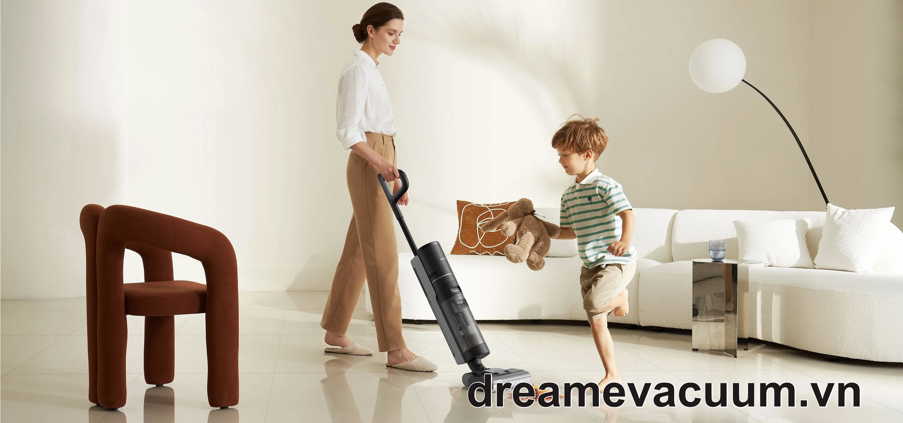 máy hút bụi lau nhà cầm tay Dreame H12 Flexreach