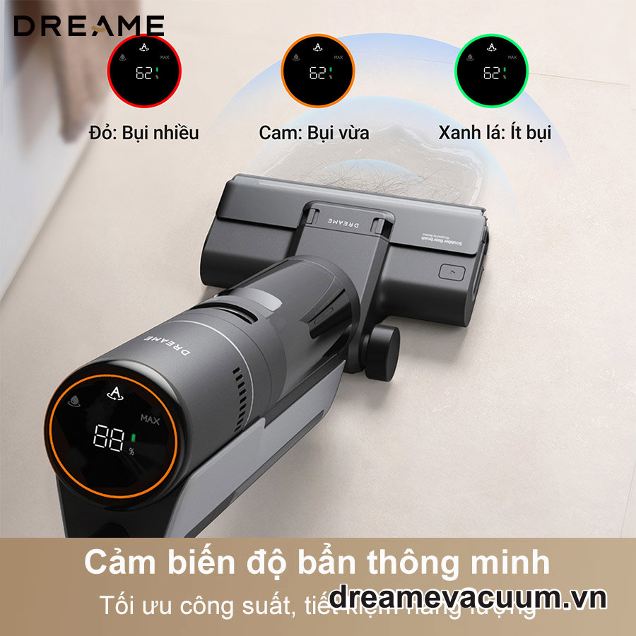 máy hút bụi lau nhà cầm tay Dreame H12S AE