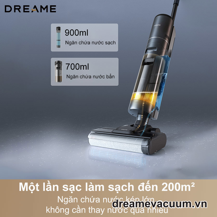 máy hút bụi lau nhà cầm tay Dreame H12S AE