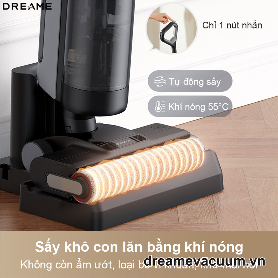 Máy Hút Bụi Lau Nhà Khô Và Ướt Dreame H12 Dual