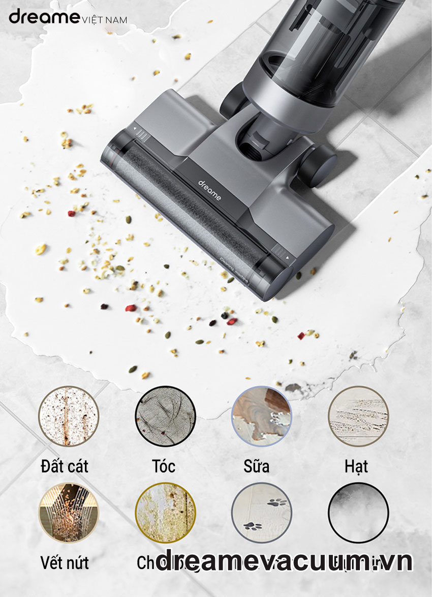 Máy Hút Bụi Lau Nhà Ướt Và Khô Dreame H11 Max
