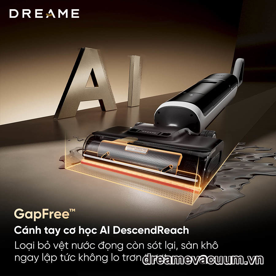 máy hút bụi lau nhà khô và ướt Dreame H15 Pro Heat