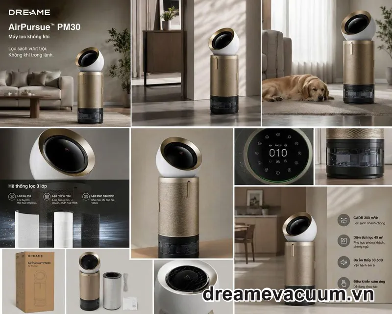 sửa máy lọc không khí PM30