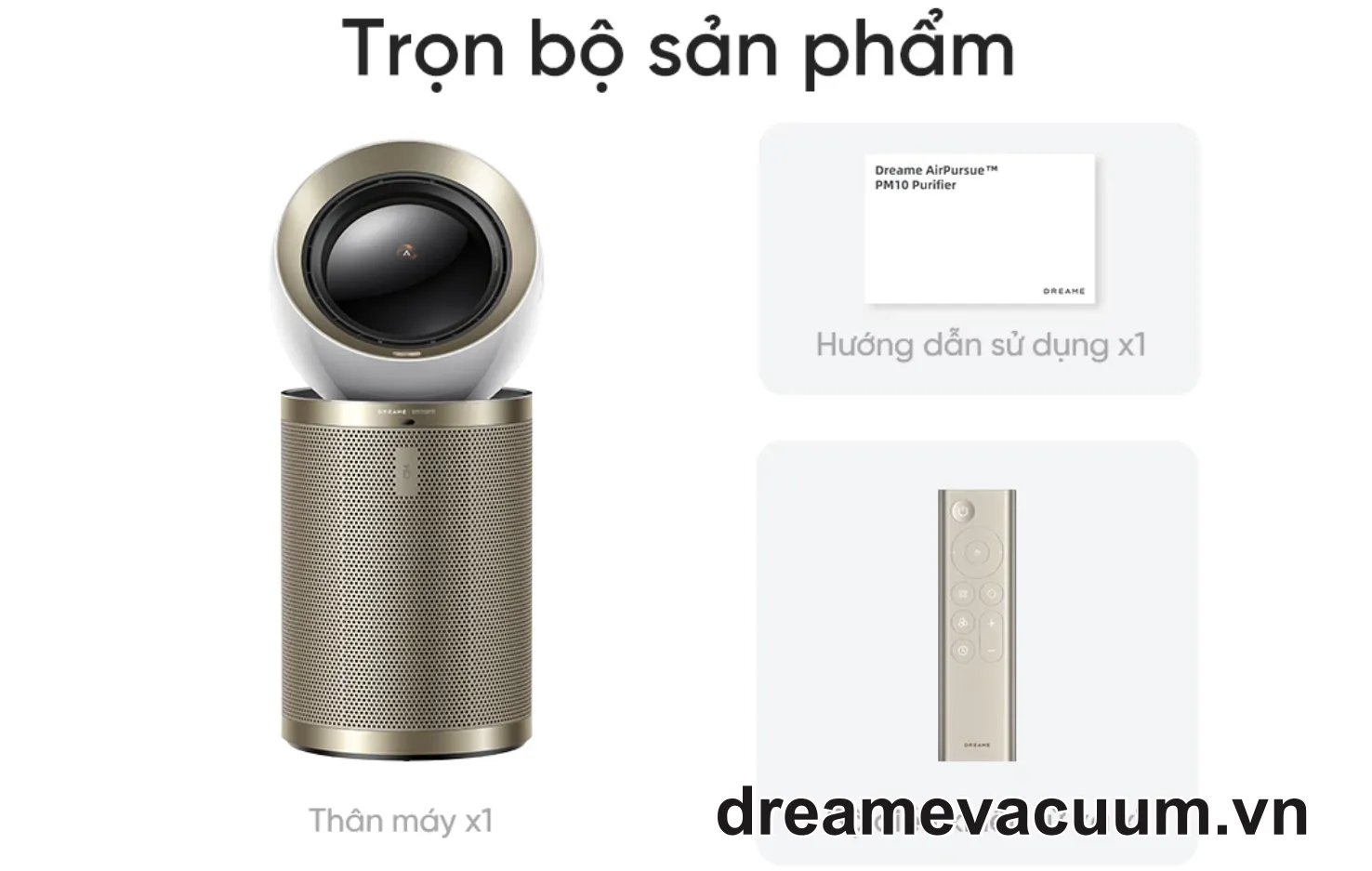 Sửa Máy Lọc Không Khí Dreame AirPursue™ PM10 – Linh Kiện Chính Hãng Tại TPHCM