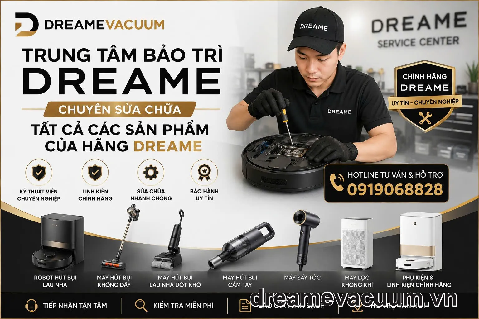 Dịch Vụ Sửa Dreame PM20 Tận Nơi Bình Chánh – Khắc Phục Mọi Sự Cố Nhanh Chóng
