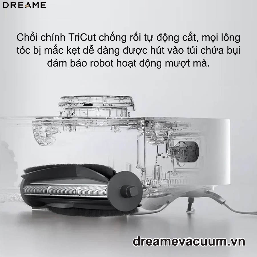 Phụ kiện chổi chính Tricut tự cắt tóc chống rối dùng cho Dreame