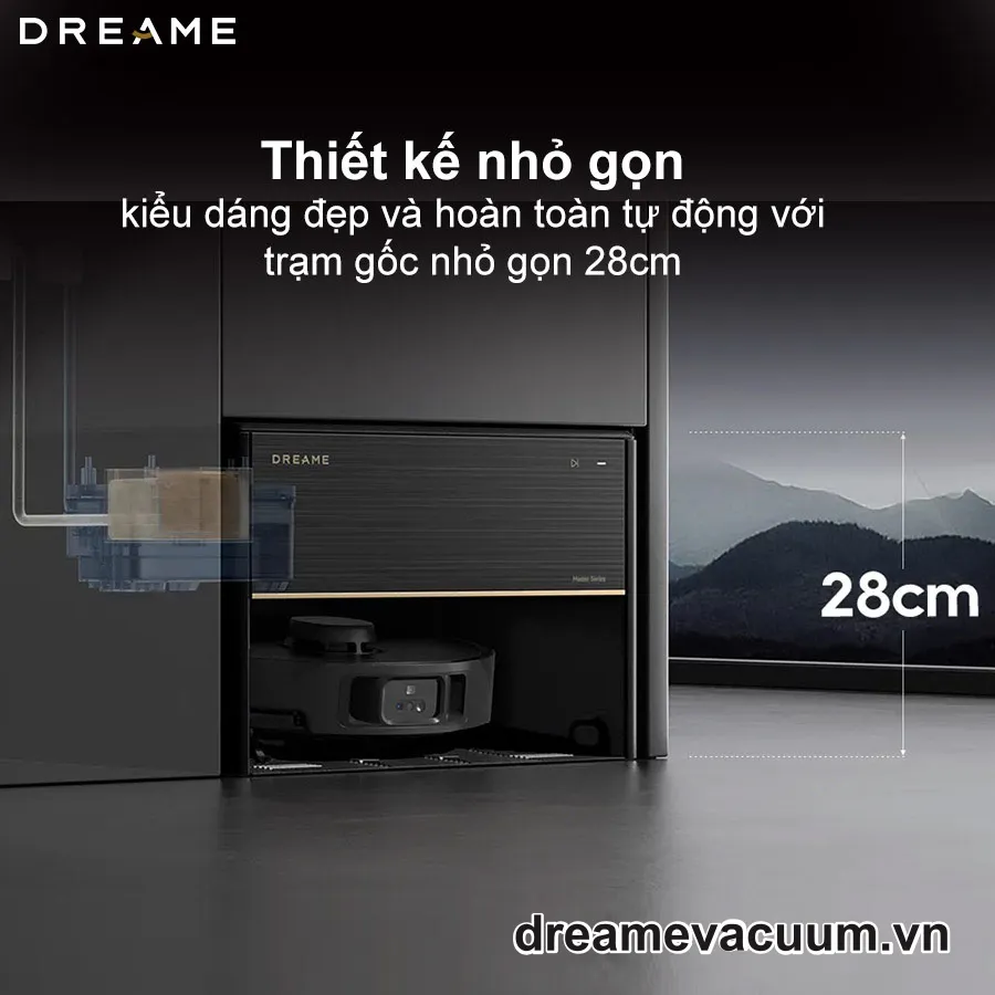 Robot hút bụi lau nhà Dreame X40 Master