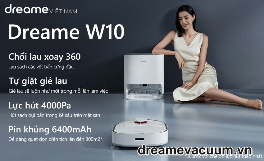 Robot Hút Bụi Dreame W10