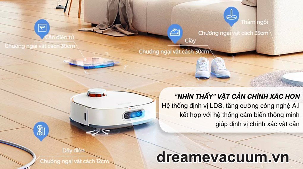 Robot Hút Bụi Dreame W10