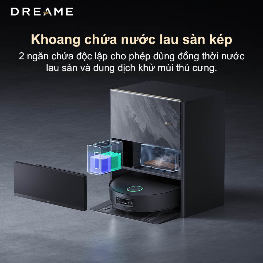 Robot hút bụi lau nhà Dreame Aqua 10 Pro Track