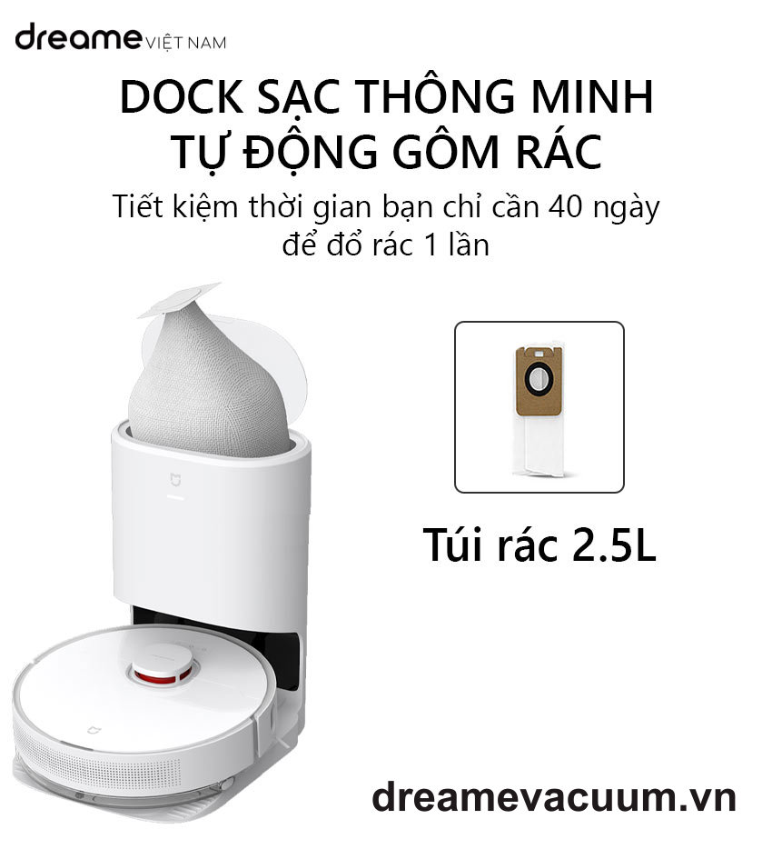 Robot Hút Bụi Lau Nhà Dreame D10 Plus